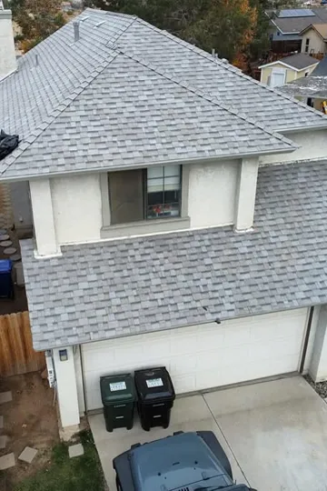 Recent roofing project