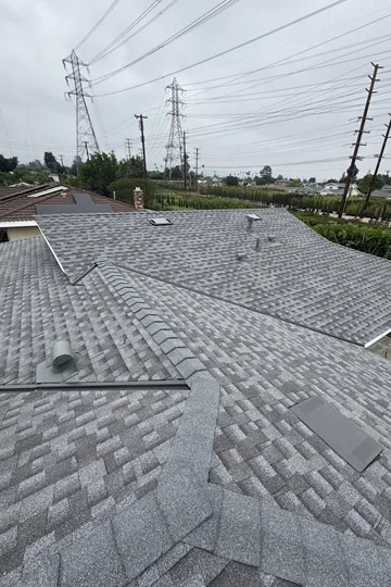 Recent roofing project