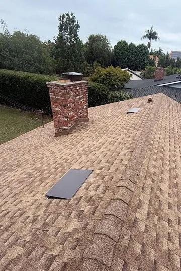 Recent roofing project